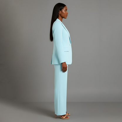 Classic Fit Women's Blazer Suit Set