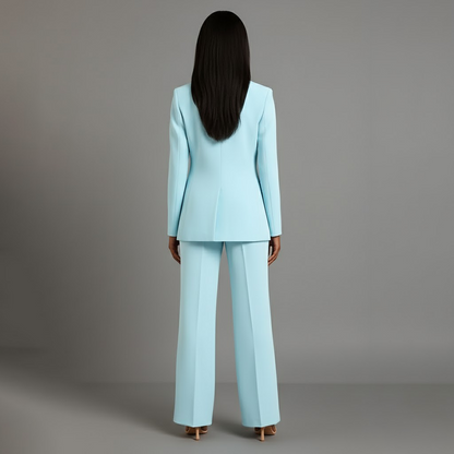 Classic Fit Women's Blazer Suit Set