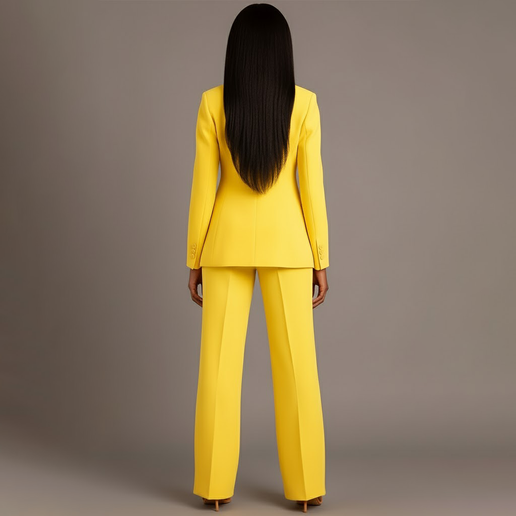 Classic Fit Women's Blazer Suit Set