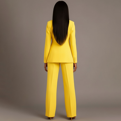 Classic Fit Women's Blazer Suit Set
