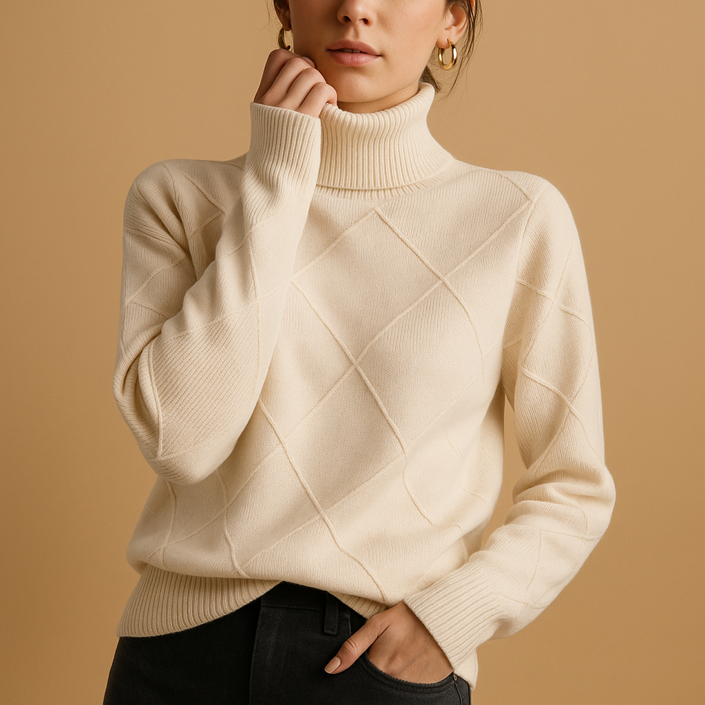 Soft Women's Knit Turtleneck Sweater - Luxivelle