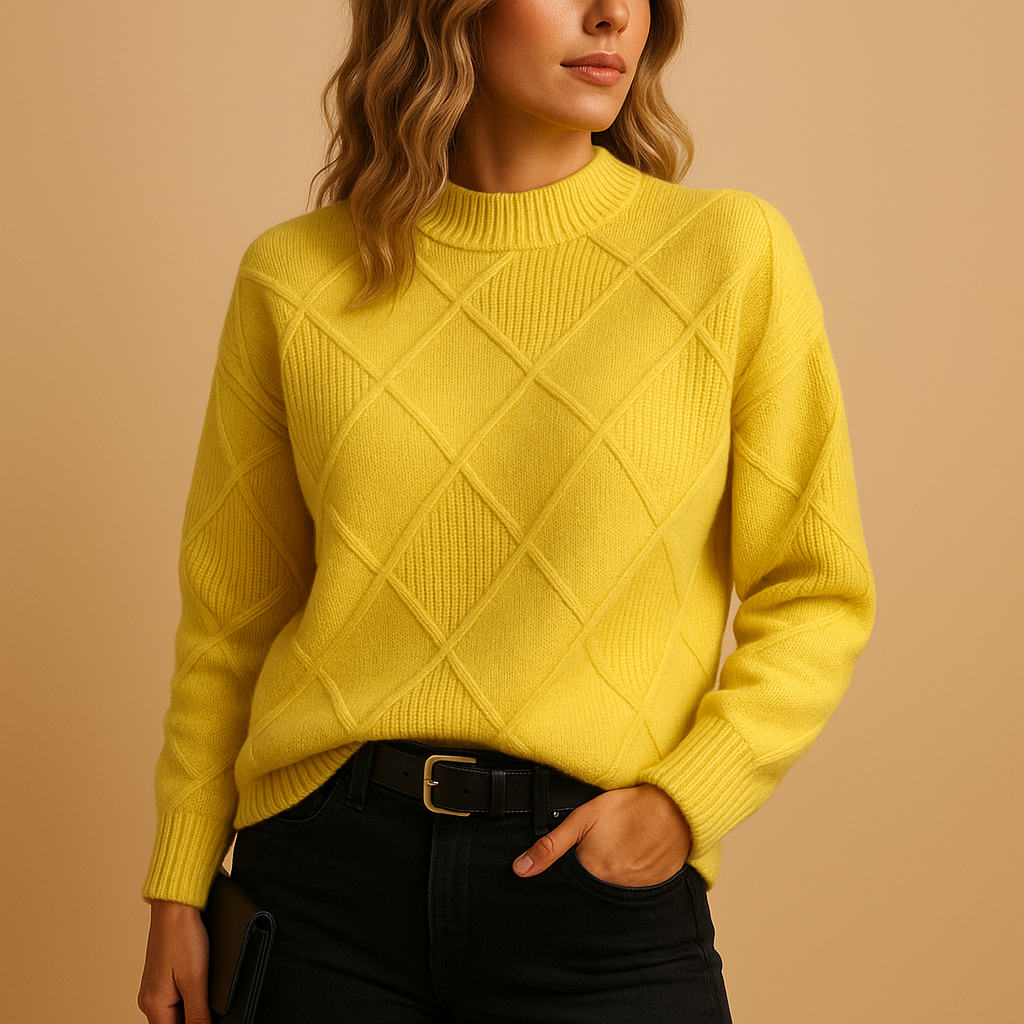 Soft Women's Knit Turtleneck Sweater