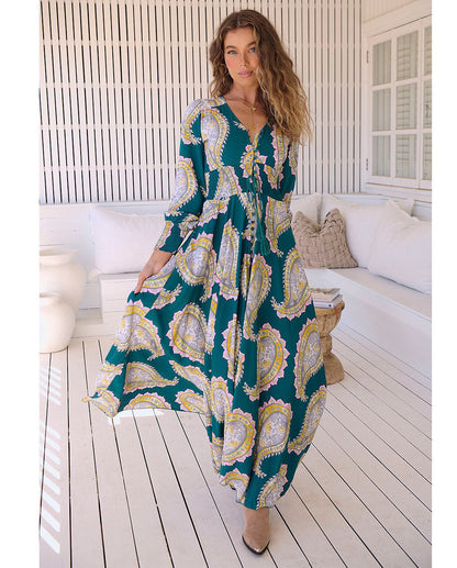 Grace | Long Sleeve Maxi Dress
