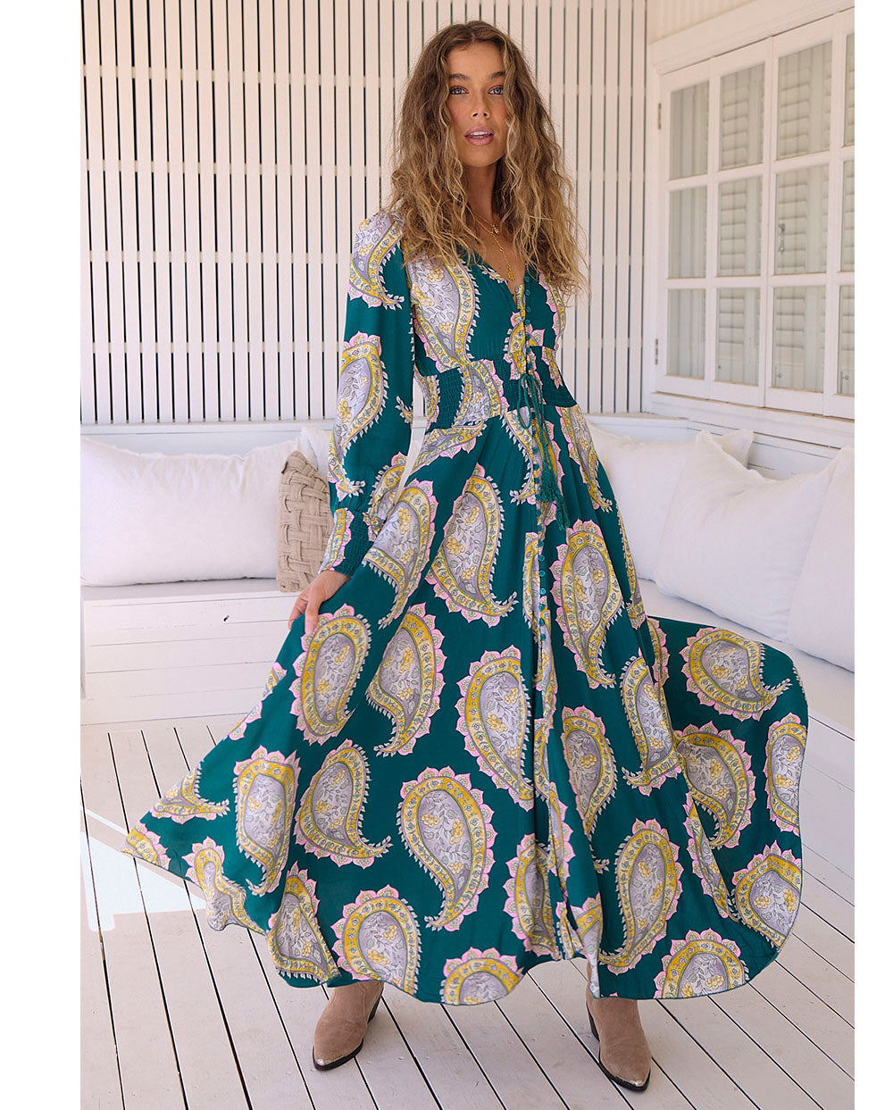 Grace | Long Sleeve Maxi Dress