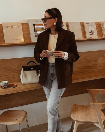 Premium Faux Suede Jacket