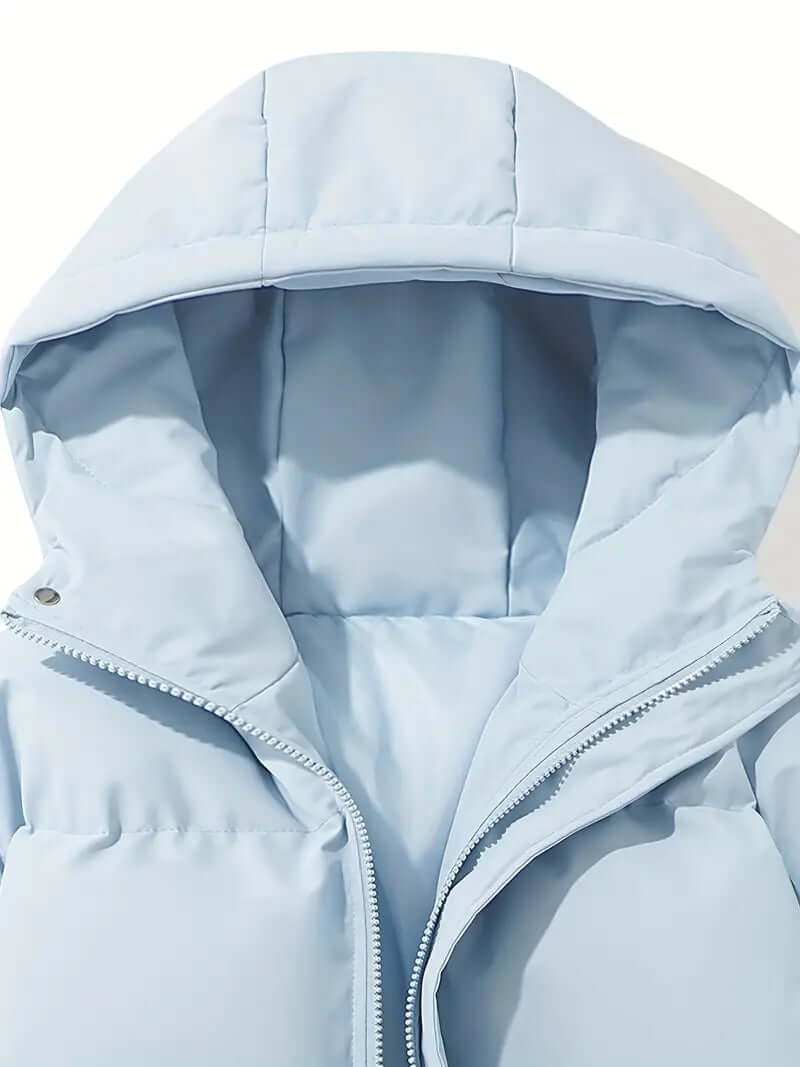 Warm Women's Down Hooded Parka Jacket
