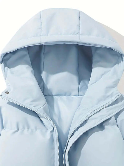 Warm Women's Down Hooded Parka Jacket