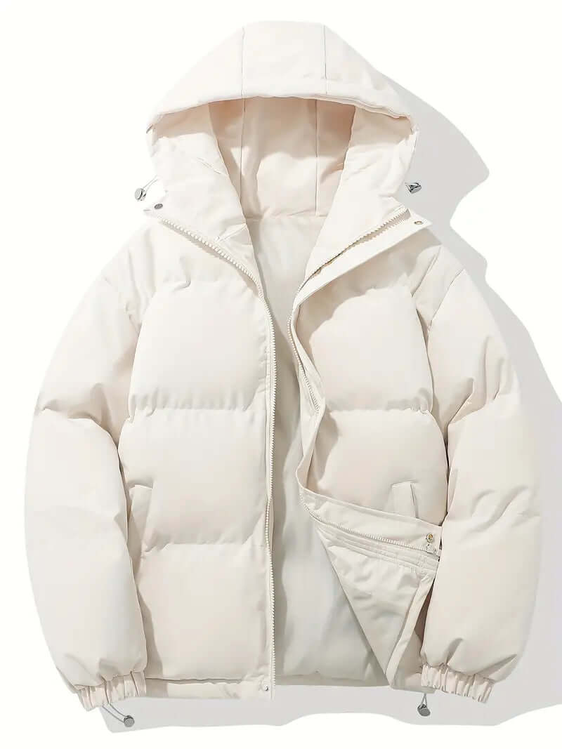 Warm Women's Down Hooded Parka Jacket