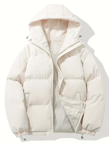 Warm Women's Down Hooded Parka Jacket