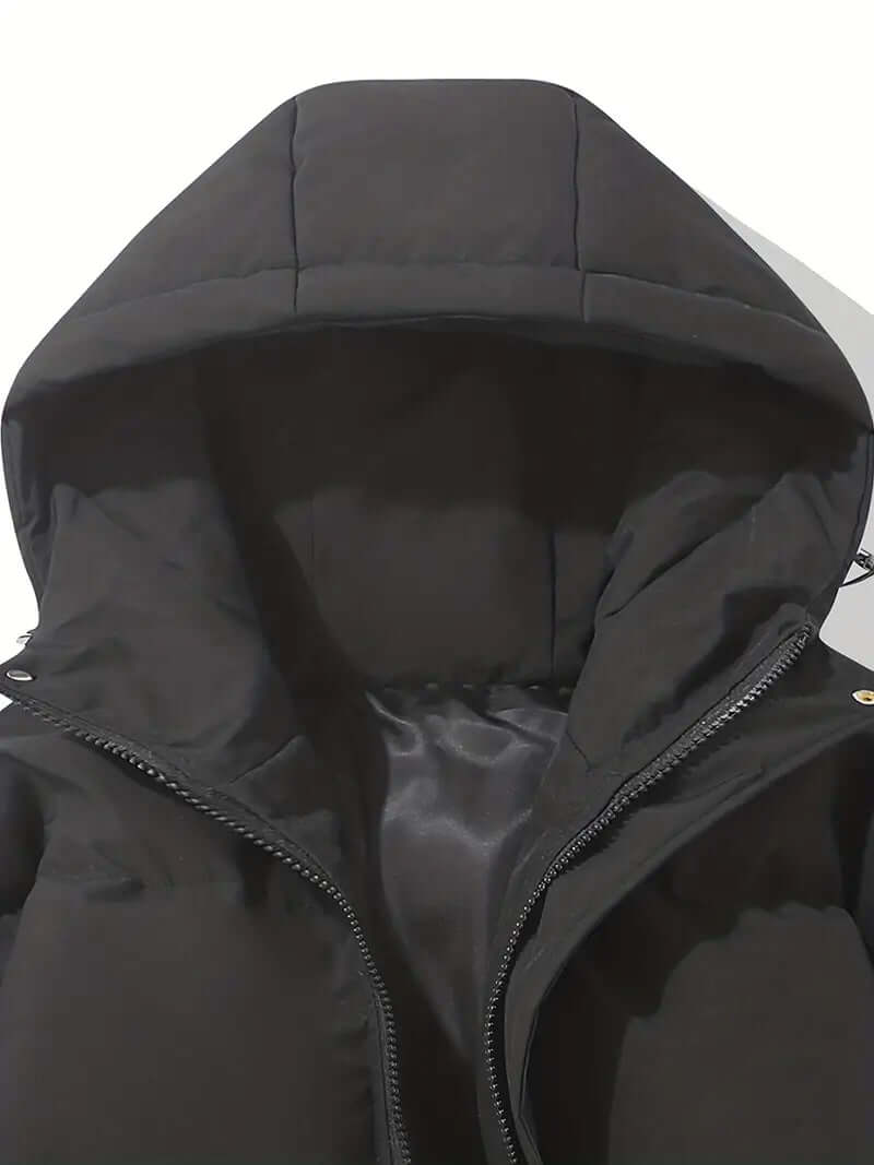 Warm Women's Down Hooded Parka Jacket