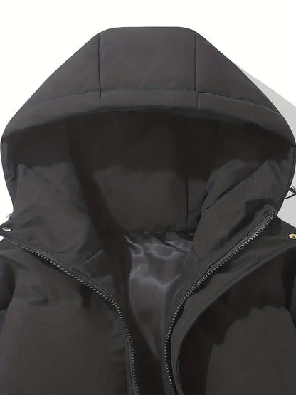 Warm Women's Down Hooded Parka Jacket