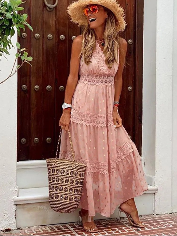 Variant image for Maxi Dress - Floral Long Style for Women-11