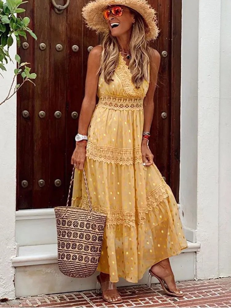Variant image for Maxi Dress - Floral Long Style for Women-21