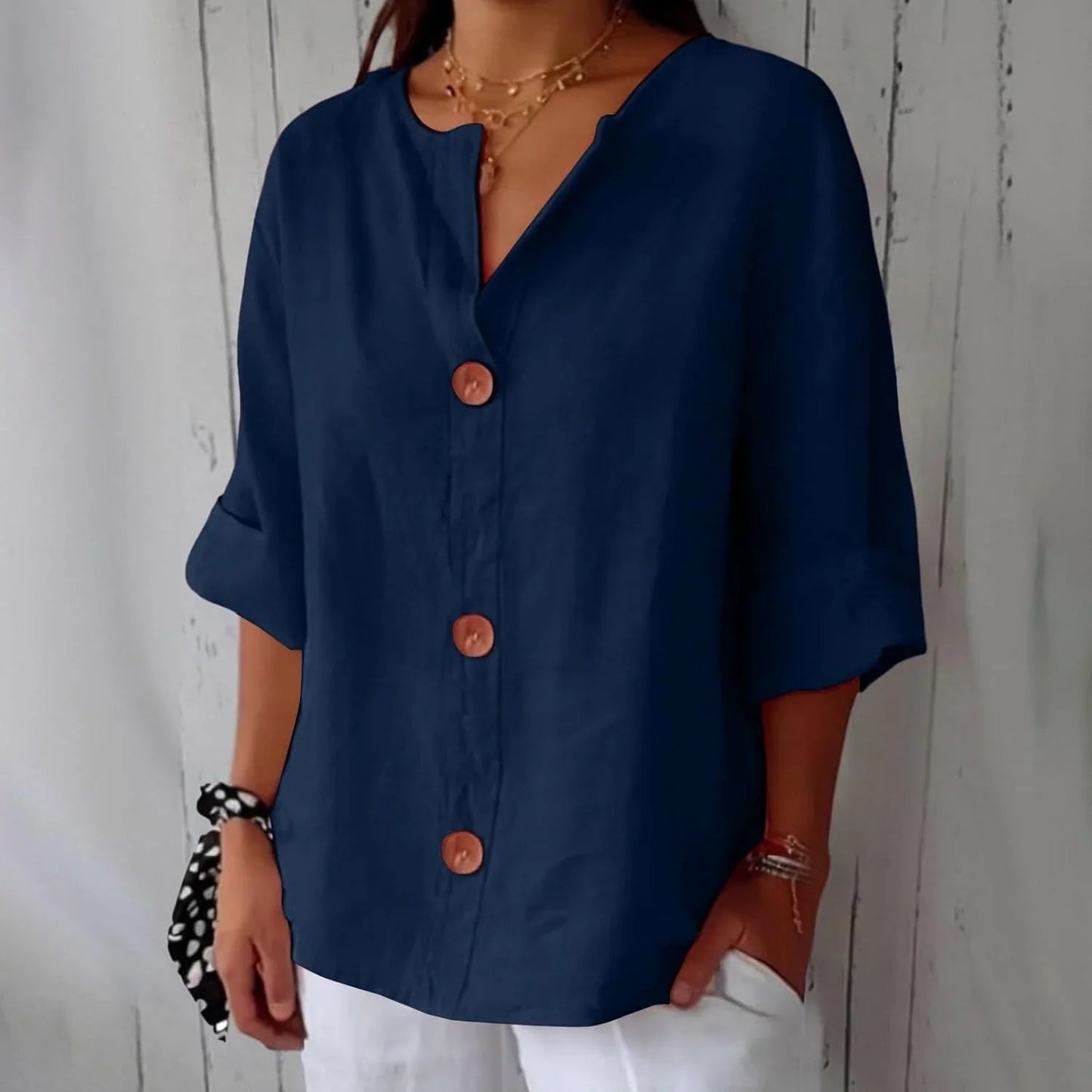 Classic Relaxed Fit Women's Blouse