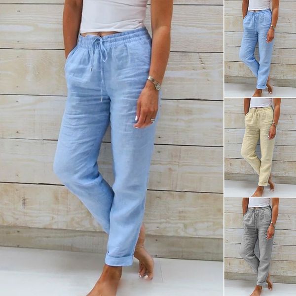 Soft Elastic Waist Casual Pants for Everyday Wear
