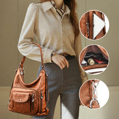 Stylish Genuine Leather Tote Handbag