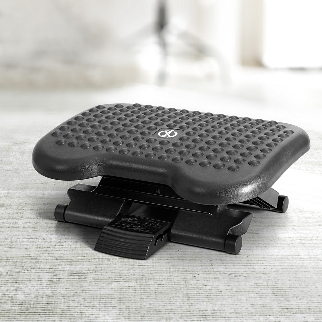 Ergonomic Footrest with Massage Surface for Home Office