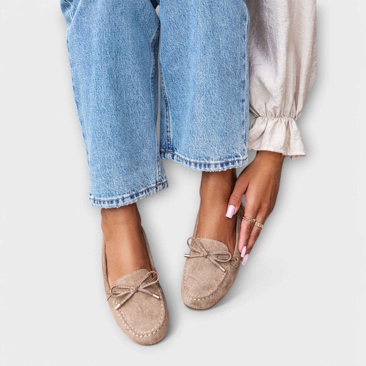 Comfortable Genuine Leather Moccasin Shoes - Luxivelle
