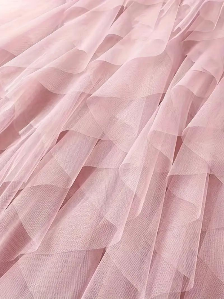 Fluffy Girl's Midi Skirt