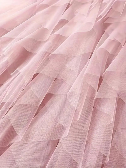 Fluffy Girl's Midi Skirt