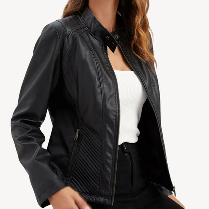 Faux Leather Jacket for Women 3