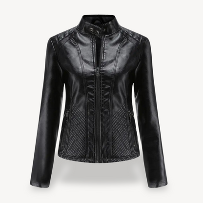 Faux Leather Jacket for Women 5