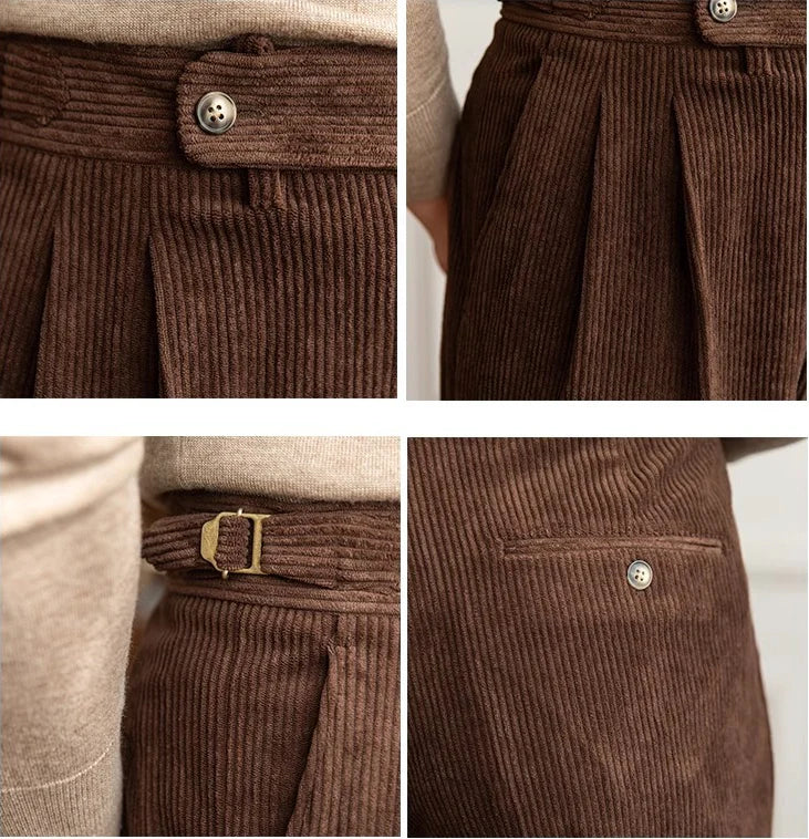 Classic Textured Fit Men's Trousers