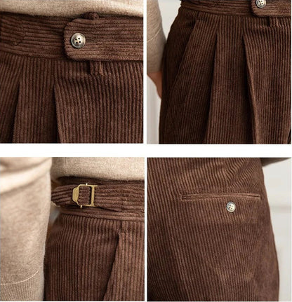 Classic Textured Fit Men's Trousers