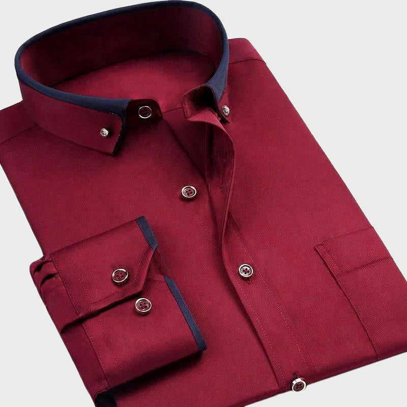 Classic Fit Mens Casual Button Down Shirt