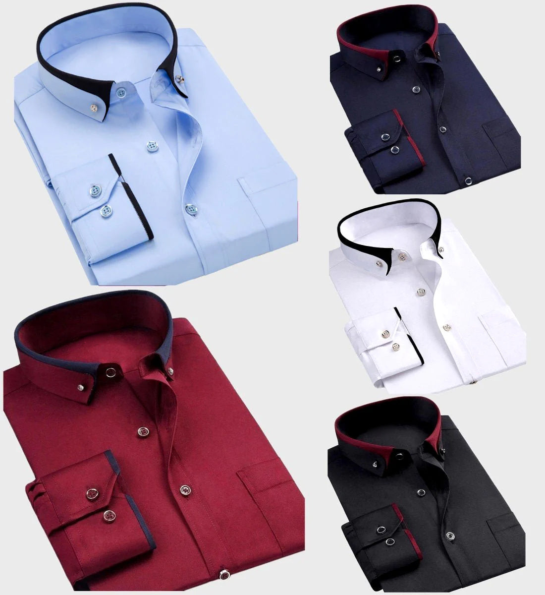 Classic Fit Mens Casual Button Down Shirt