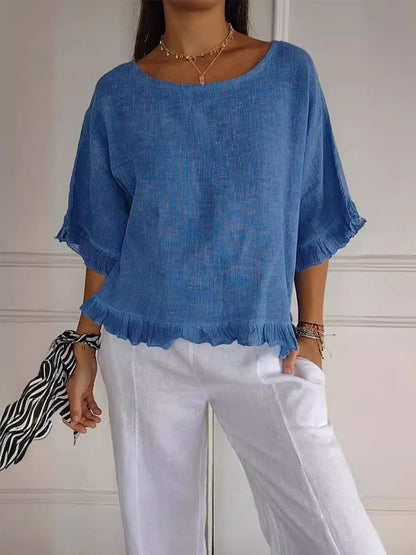 Relaxed Chic Women's Blouse - Luxivelle