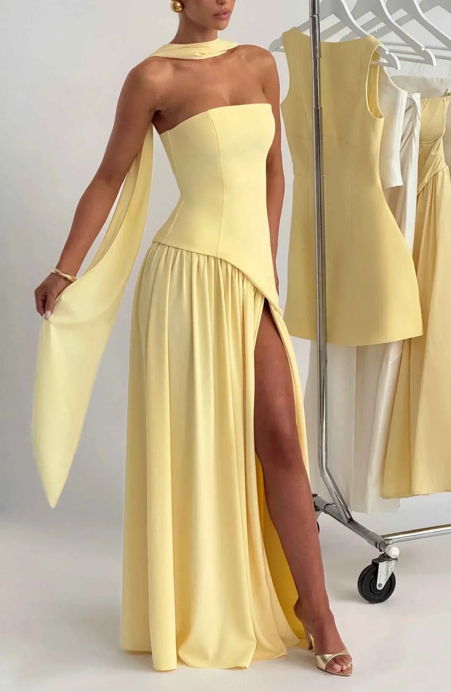 Elegant Women's Formal Maxi Dress for Parties