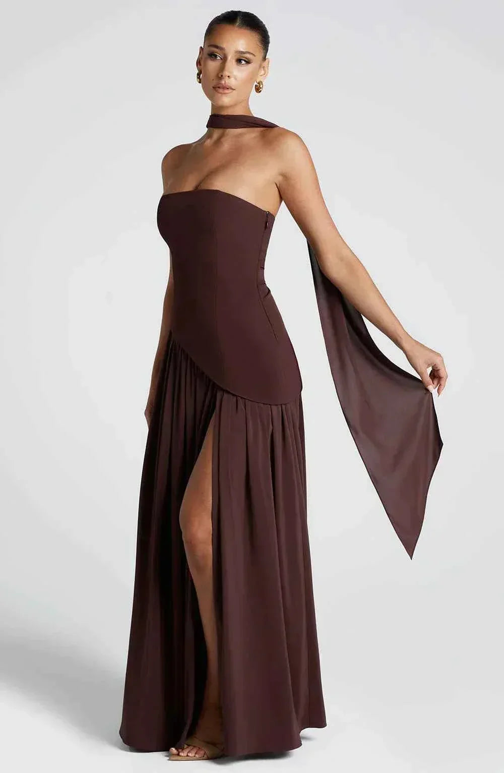 Elegant Women's Formal Maxi Dress for Parties