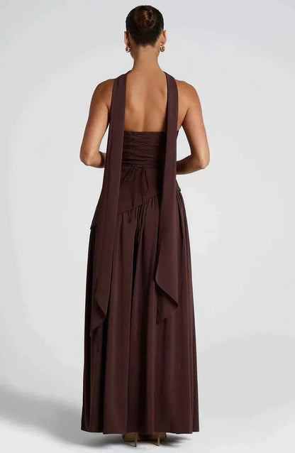 Elegant Women's Formal Maxi Dress for Parties