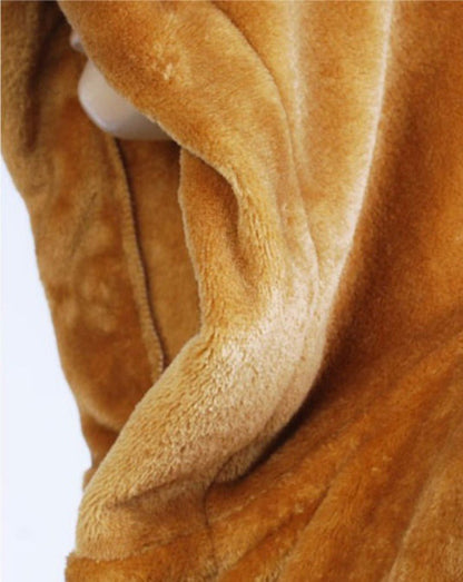 Cozy Mens Plush Bath Robe