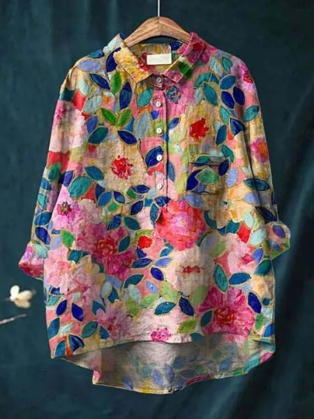 Pretty Flower Women's Blouse