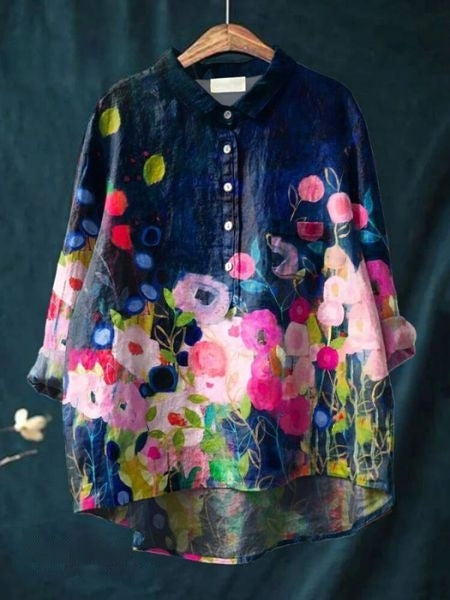 Pretty Flower Women's Blouse