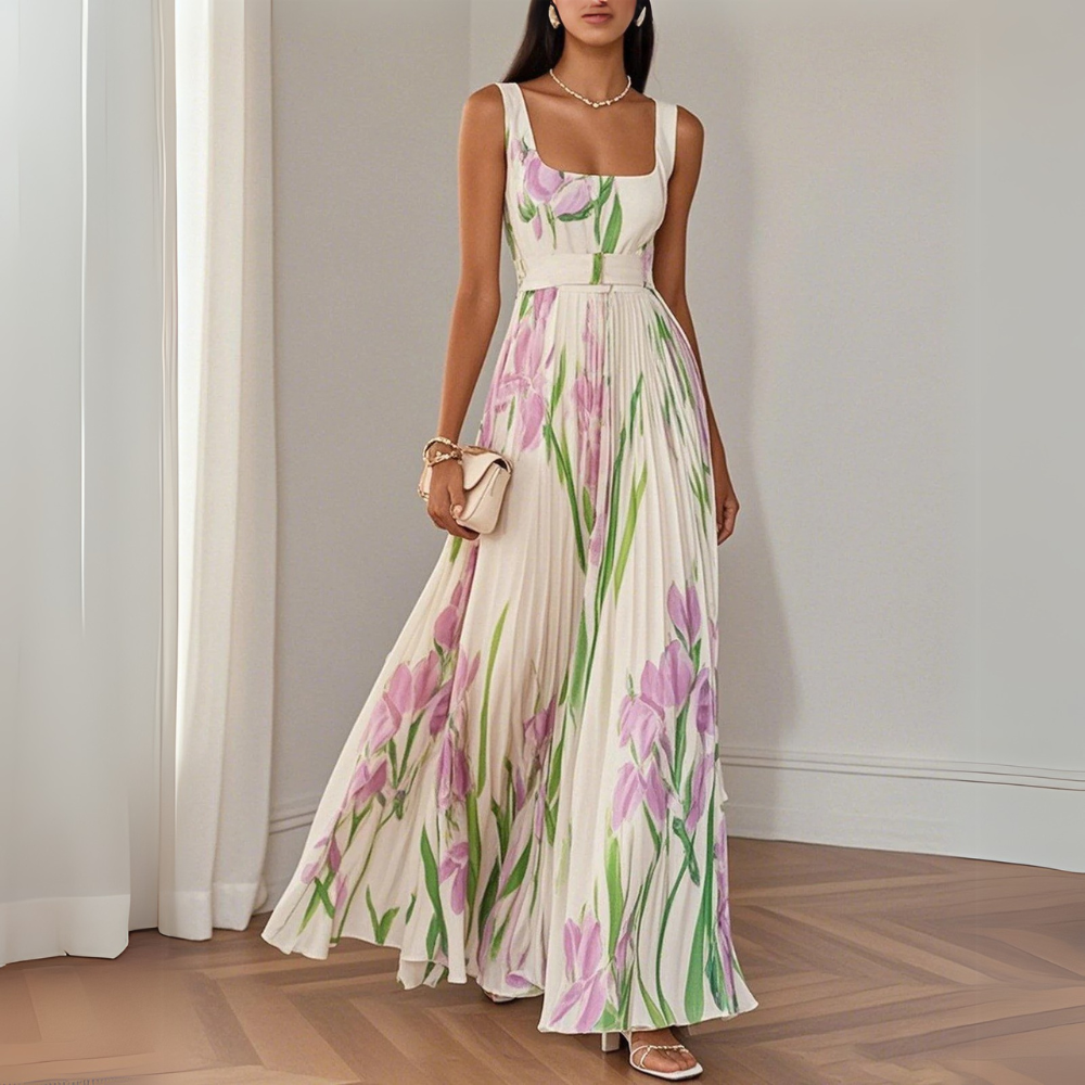 Beautiful Long Sleeve Women's Summer Dress - Luxivelle