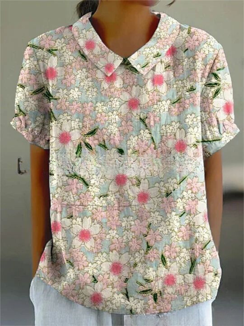 Variant image for Flora Floral Top | Women's Top-31