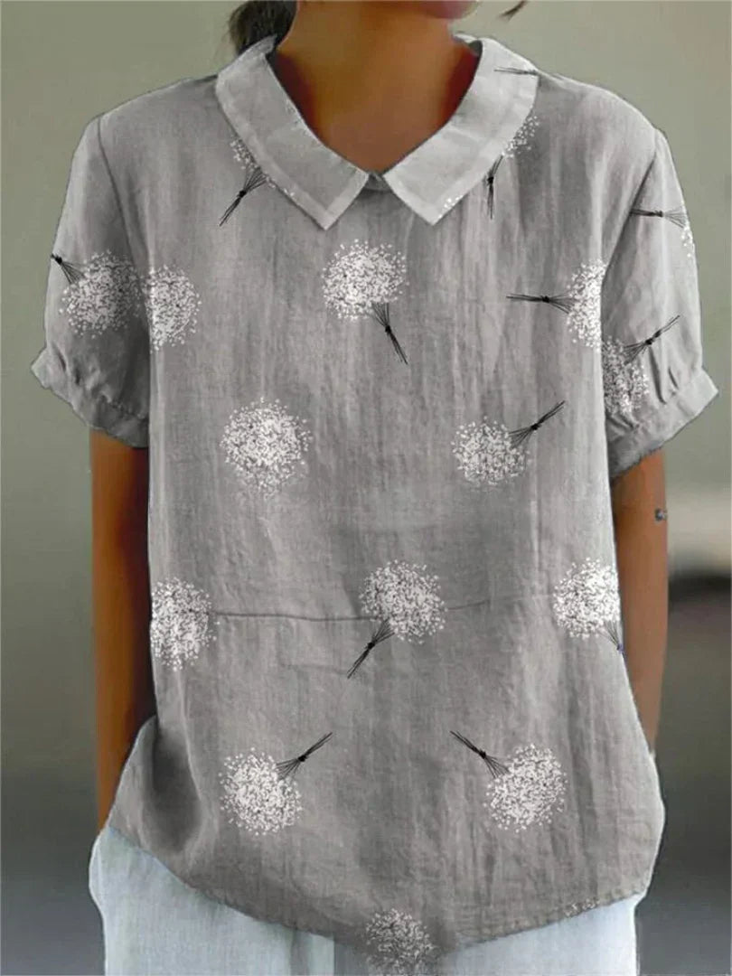 Variant image for Daisy Floral Women's Top | Casual Summer Top-13