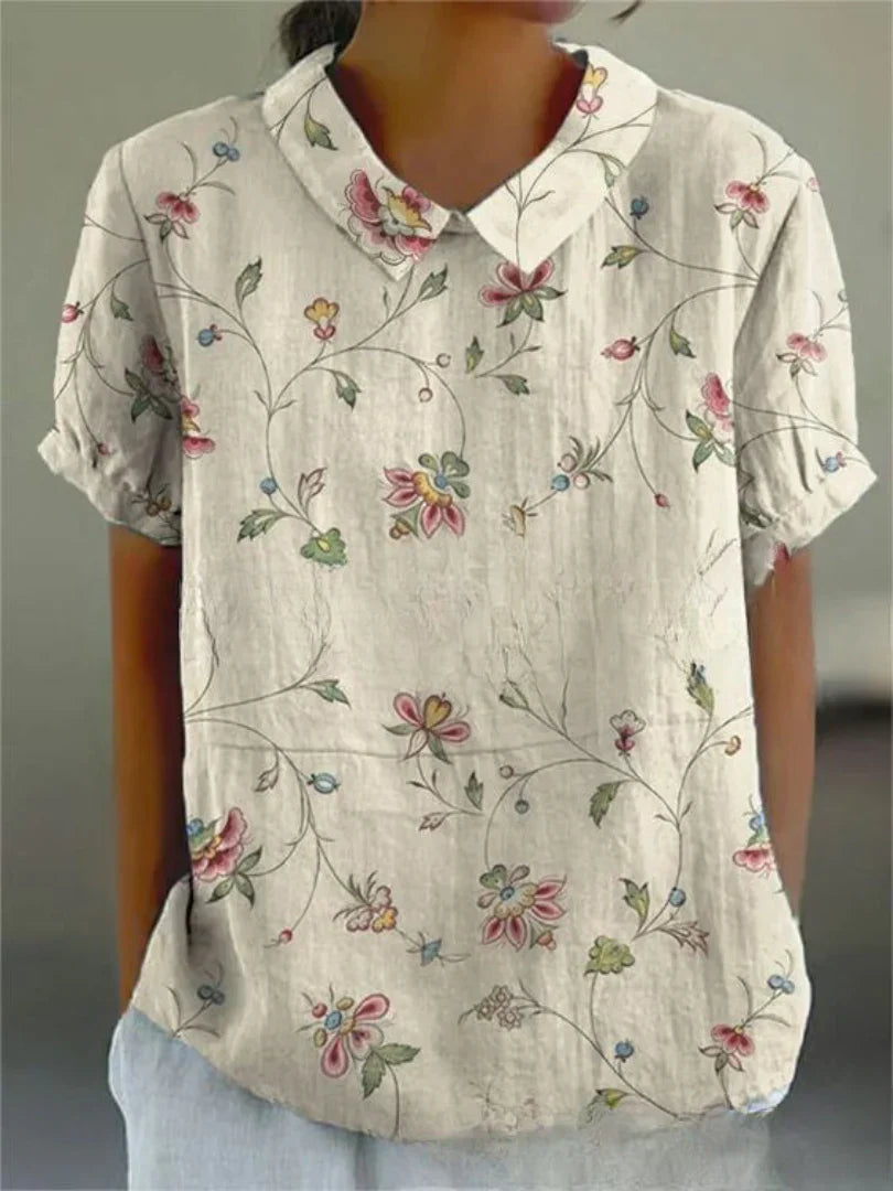 Variant image for Daisy Floral Women's Top | Casual Summer Top-25