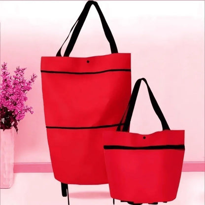 Collapsible Folding Cart Bag with Wheels