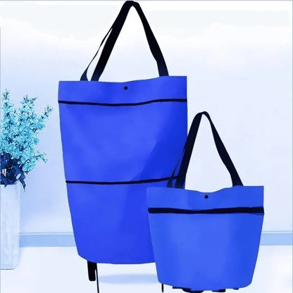Collapsible Folding Cart Bag with Wheels