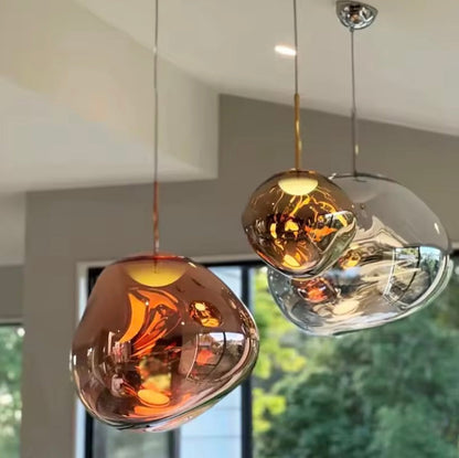 Sleek Glass Pendant Lighting | Chic Ceiling Lamp
