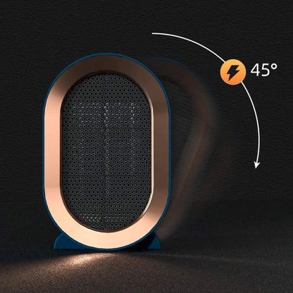 Compact Portable Electric Space Heater Low Wattage Energy Saver