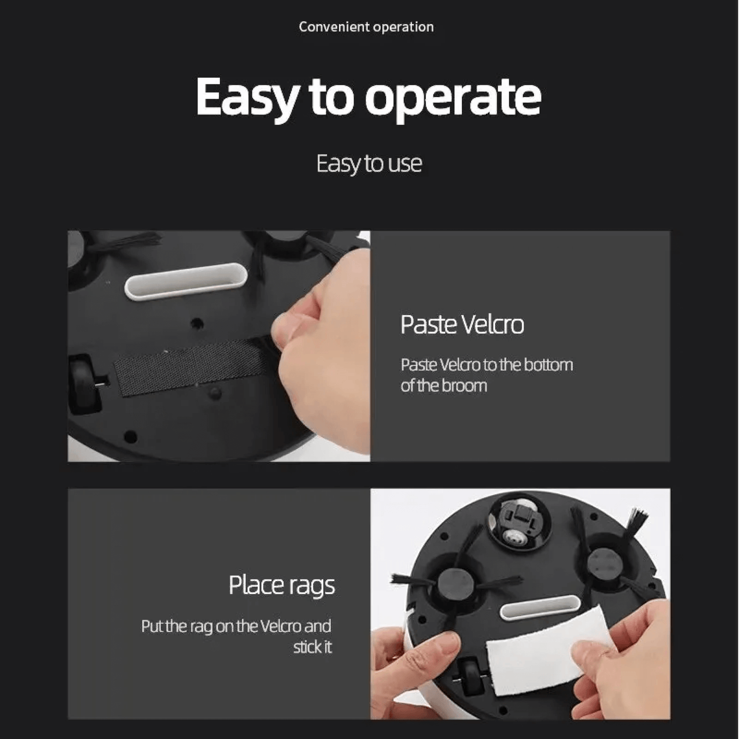 Ultra Quiet Automatic Robot Vacuum Mop Cleaner