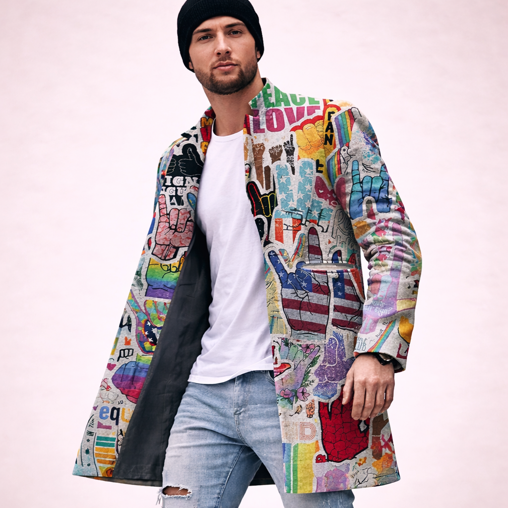 Franco | Versatile jacket with graphic design 1