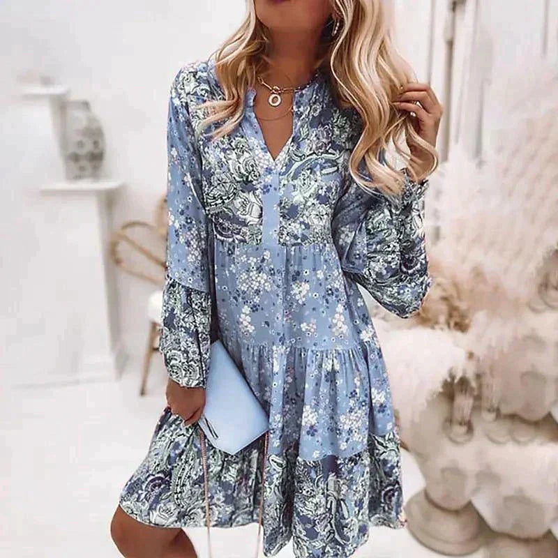Indiana | Summer Dress - Floral Print, Plus Size Available-5