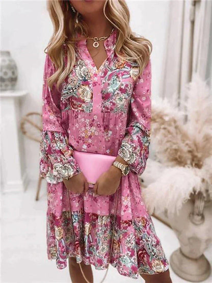 Variant image for Indiana | Summer Dress - Floral Print, Plus Size Available-1