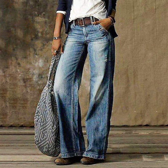 Comfortable Loose Fit Women's Straight Leg Pants